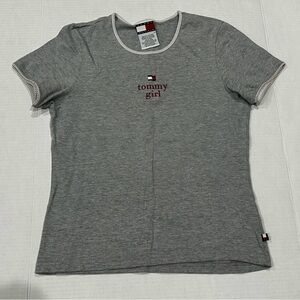 Tommy Hilfiger Heather Gray Baby Tee